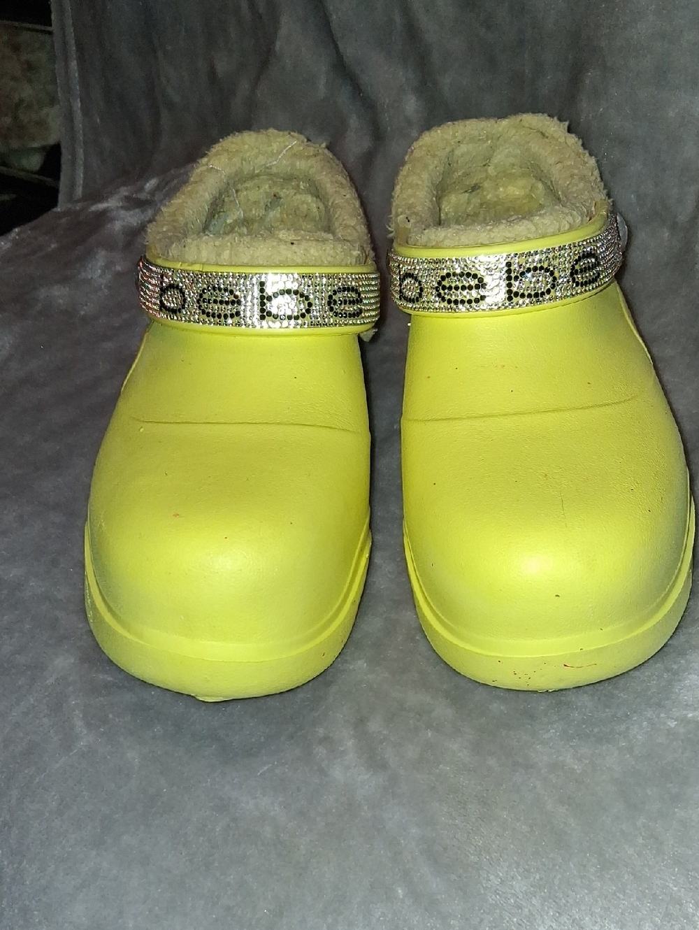 Bebe "bling" Slides Size 7.5/8